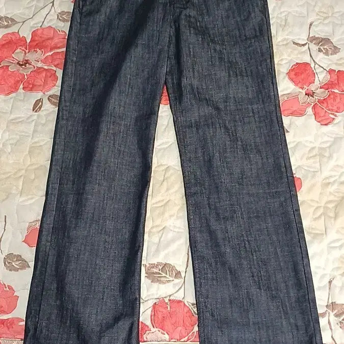 [BUNJANG] Mongdol Denim Pants 27 inch / 몽돌 미사용 와이드여름데님팬츠 27인치 기장102