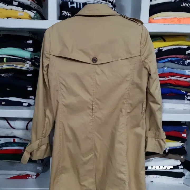 [BUNJANG] Hazzys Beige Trench Coat / 헤지스 85  베이지 트렌치 코트