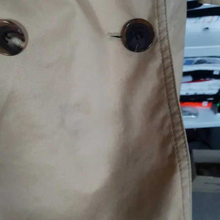 [BUNJANG] Hazzys Beige Trench Coat / 헤지스 85  베이지 트렌치 코트