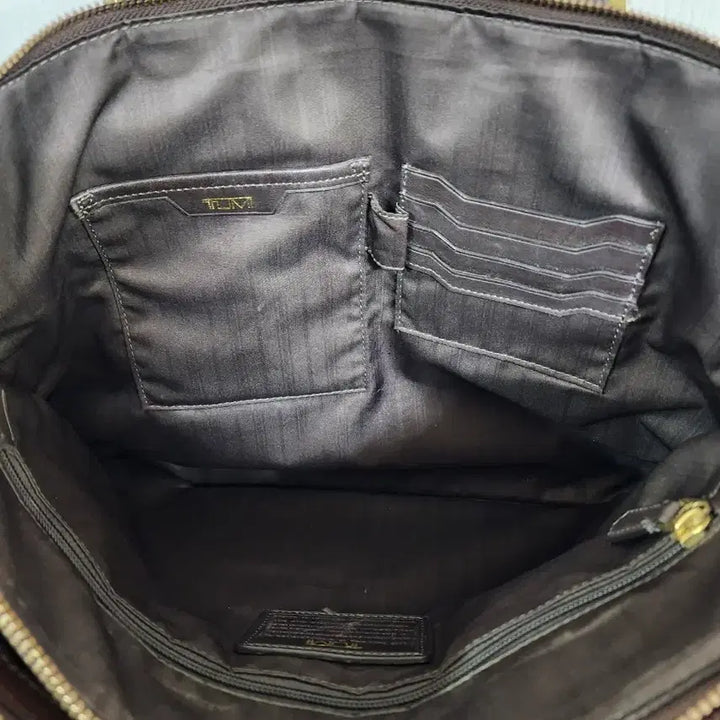 [BUNJANG] Tumi Brown Leather Briefcase / 투미 브라운 가죽 서류 가방