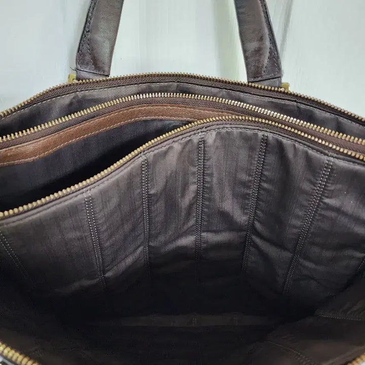[BUNJANG] Tumi Brown Leather Briefcase / 투미 브라운 가죽 서류 가방
