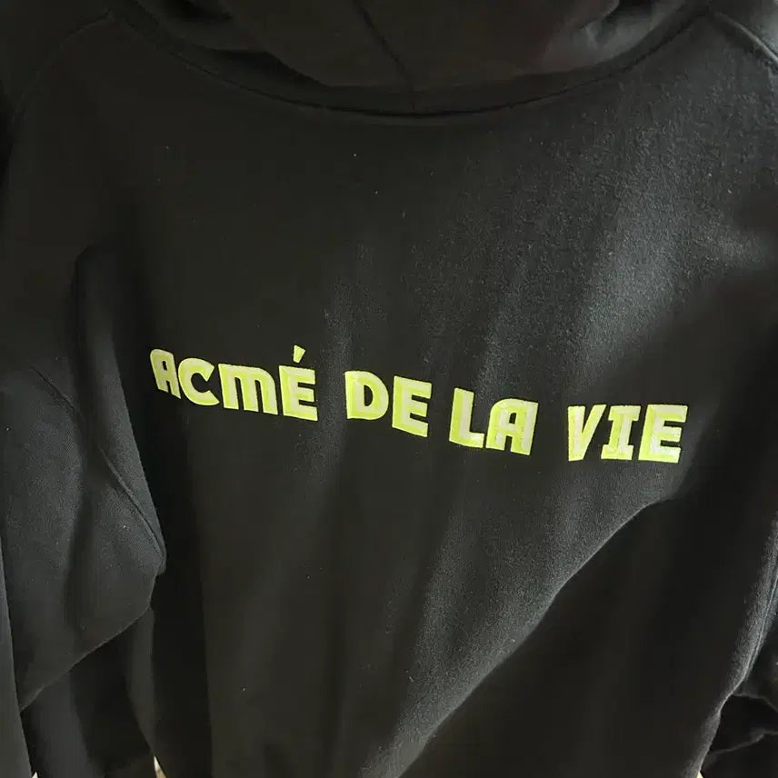 [BUNJANG] ADLV Black Hoodie (Size L) / ADLV 아크메드라비 후드티 블랙 L