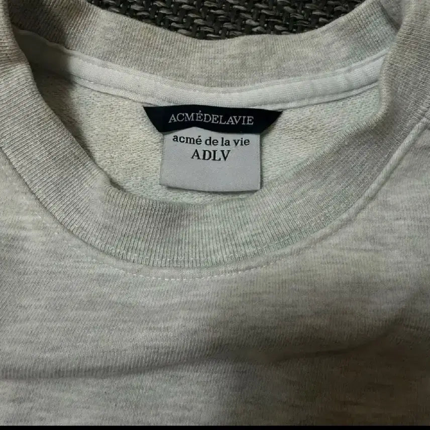 [BUNJANG] ADLV Gray Sweatshirt M / 아크메드라비 ADLV 그레이 맨투맨 M