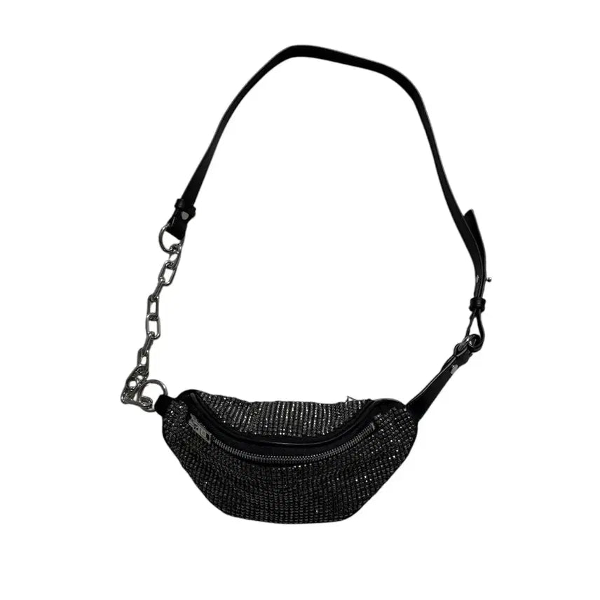 [BUNJANG] Alexander Wang Attica Rhinestone Fanny Pack / 알렉산더 왕 아티카 라인스톤 패니백