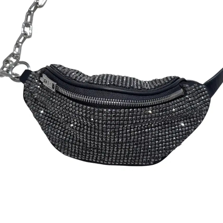 [BUNJANG] Alexander Wang Attica Rhinestone Fanny Pack / 알렉산더 왕 아티카 라인스톤 패니백