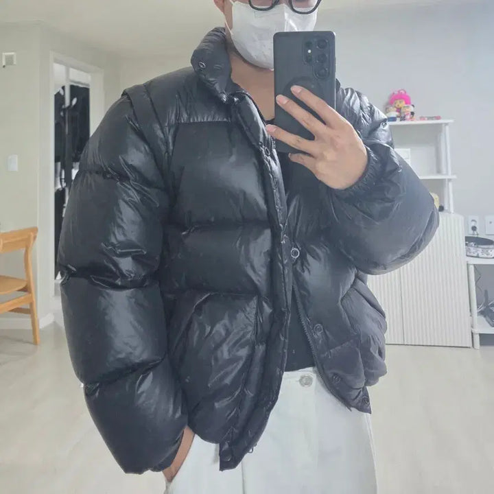 [BUNJANG] Outstanding Detachable Down Padded Jacket / 아웃스탠딩 디태처블 다운 패딩