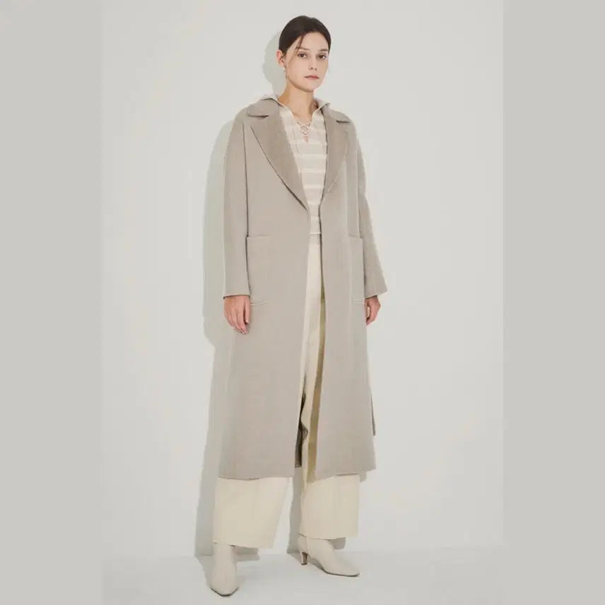 [BUNJANG] Handmade Herringbone Coat / [백화점 공정] 고급 헤링본 핸드메이드 코트