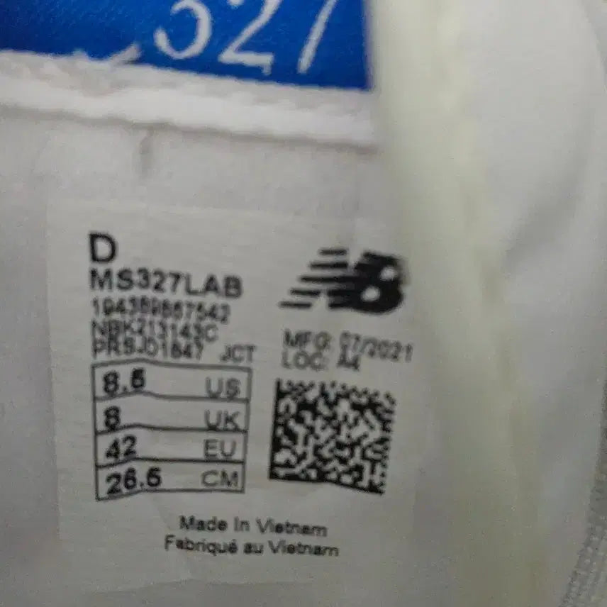 [BUNJANG] New Balance 327 Gray Sneakers / 뉴발란스 327 그레이 265