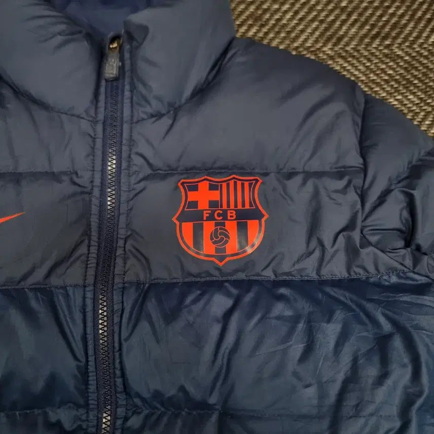 [BUNJANG] FC Barcelona Nike Down Padded Jacket / 나이키 FC바르셀로나 다운 패딩