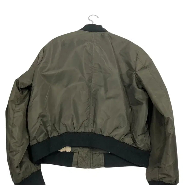 [BUNJANG] ZARA Basic Khaki Bomber Jacket / 여성L/ 자라베이직 카키 항공점퍼