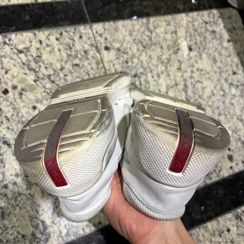 [BUNJANG] Prada America's Cup White UK9 / 프라다 아메리카컵 화이트 UK9