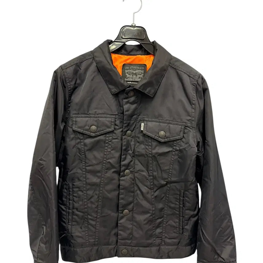 [BUNJANG] Levi's Black Trucker Jacket / 여성M/ 리바이스 블랙 트러커자켓