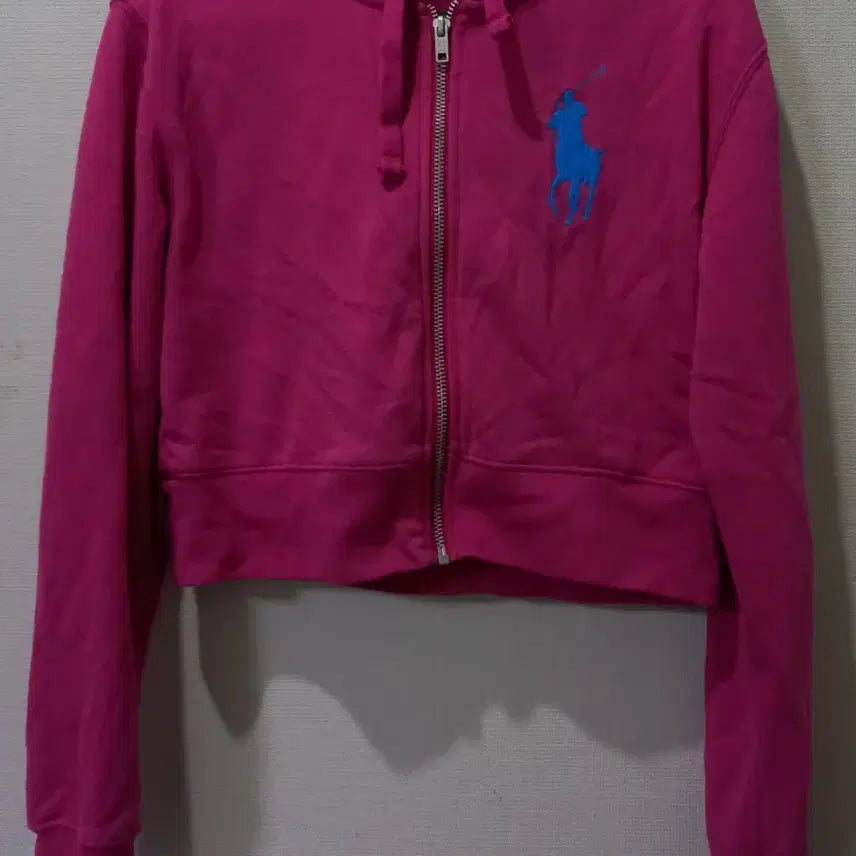 [SOLD OUT] 폴로 POLO 빅포니 여자 크롭 후드집업 95/M