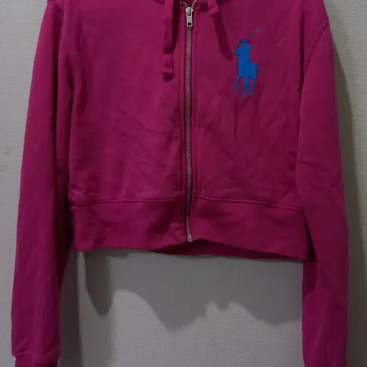 [SOLD OUT] 폴로 POLO 빅포니 여자 크롭 후드집업 95/M