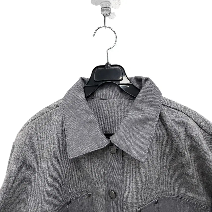 [BUNJANG] Unbranded Charcoal Knit Jacket / 여성55/ 25년 홈쇼핑 차콜 니트자켓