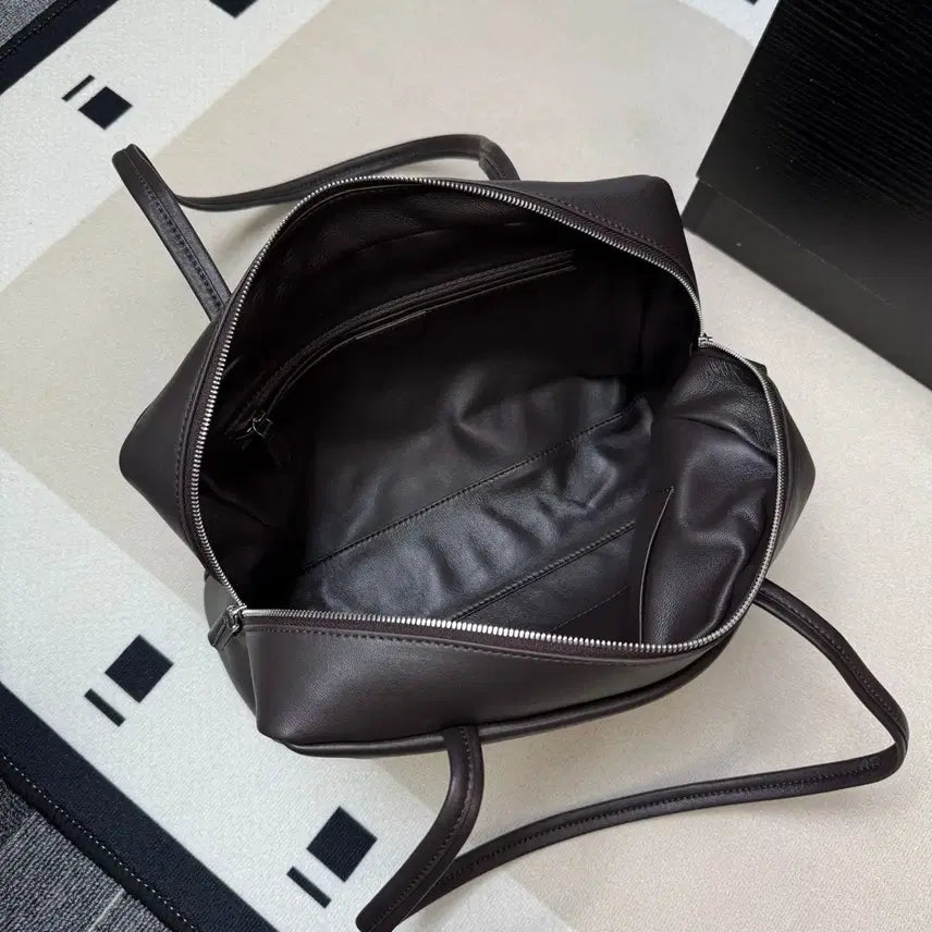 [BUNJANG] Astra Leather Tote Bag / 새상품 고급 여성가방 Astra 양가죽 토트백 딥브라운