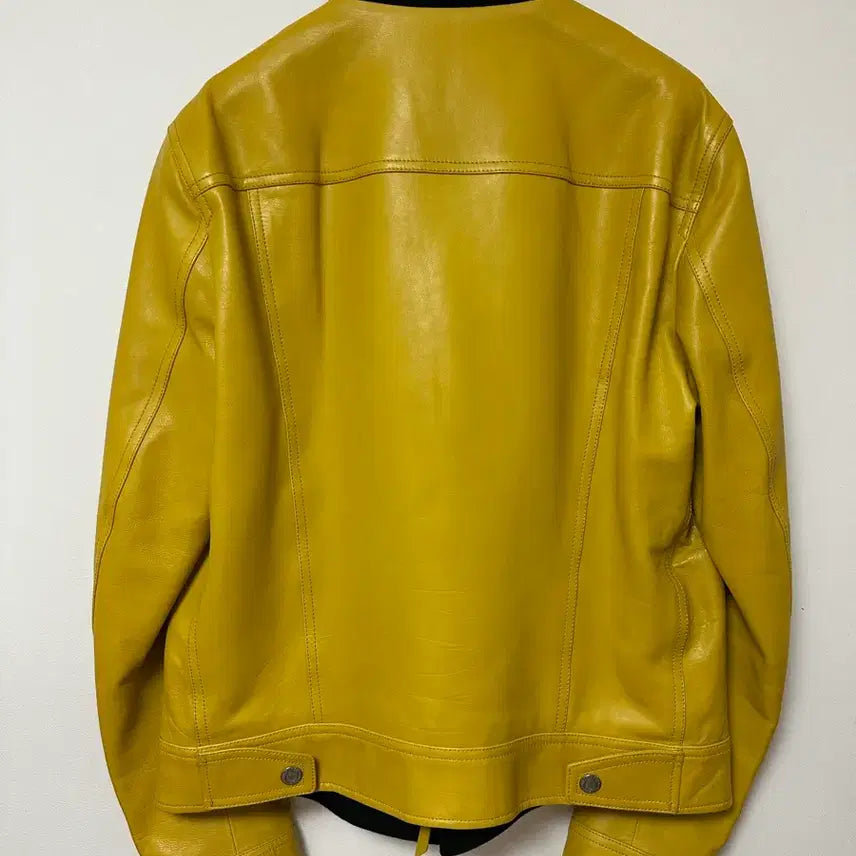 [BUNJANG] Tom Ford Yellow Leather Jacket / 톰포드 옐로우 가죽자켓