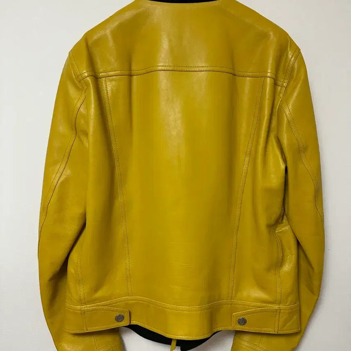 [BUNJANG] Tom Ford Yellow Leather Jacket / 톰포드 옐로우 가죽자켓