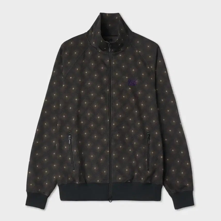 [BUNJANG] Needles Brown Dot Track Jacket/Pants Set XL/S / 니들스 자카드 브라운 도트 패턴 셋업, 자켓XL/팬츠S