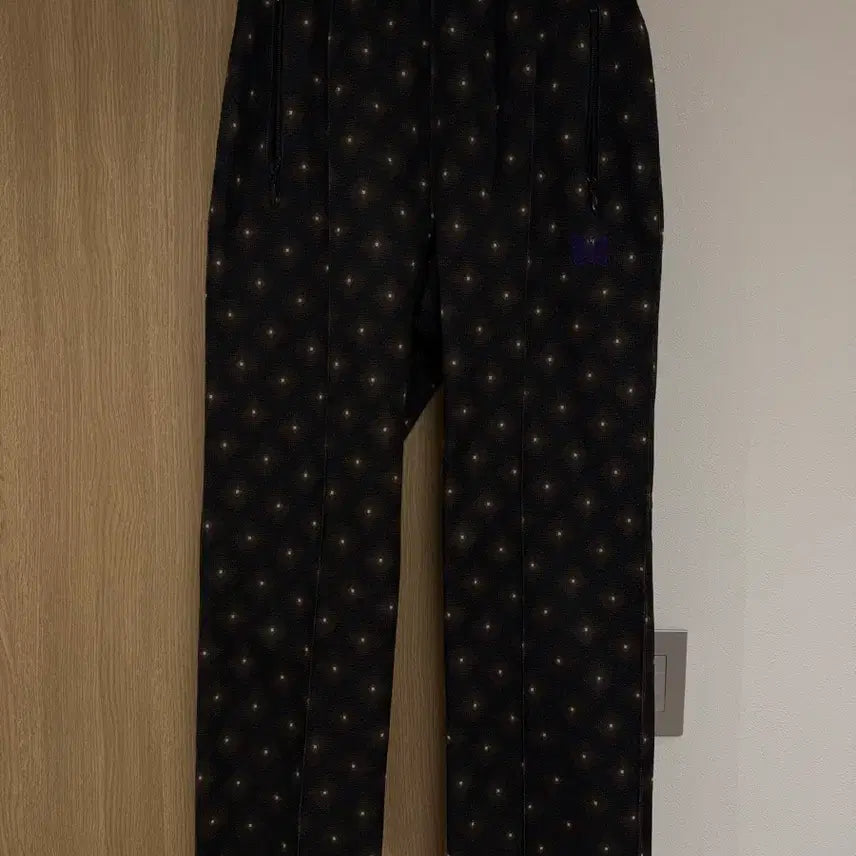 [BUNJANG] Needles Brown Dot Track Jacket/Pants Set XL/S / 니들스 자카드 브라운 도트 패턴 셋업, 자켓XL/팬츠S