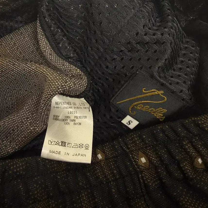 [BUNJANG] Needles Brown Dot Track Jacket/Pants Set XL/S / 니들스 자카드 브라운 도트 패턴 셋업, 자켓XL/팬츠S