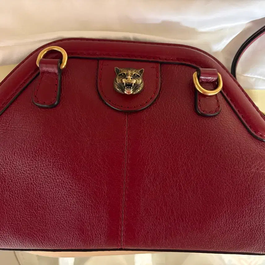 [BUNJANG] Gucci Marmont Red Shoulder Bag / 구찌 마몬트 레드 숄더백 + 더스트백