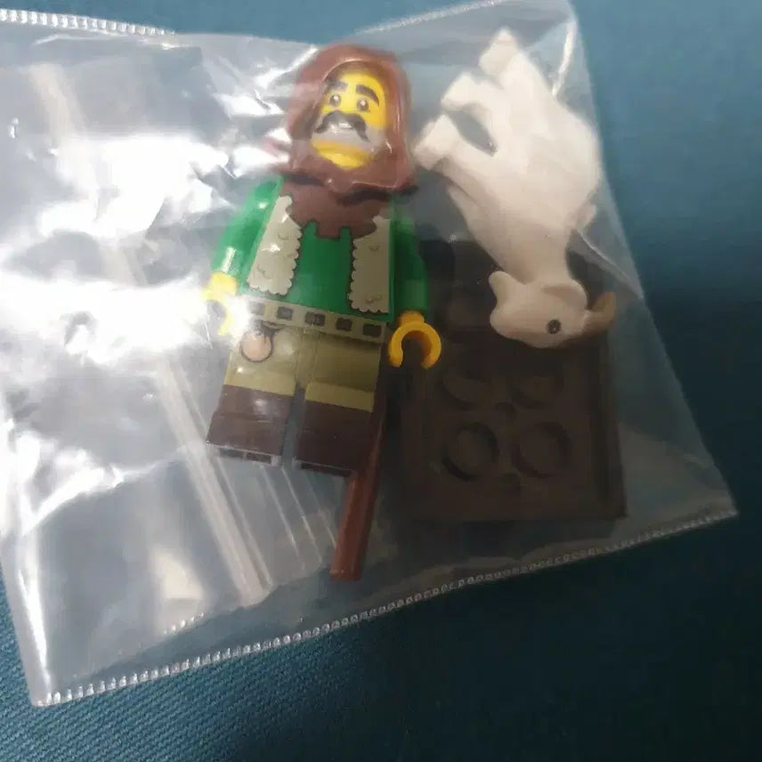 [BUNJANG] Lego Goat Herder Minifigure Set / 레고 염소치기 미니피겨 (염소 포함)