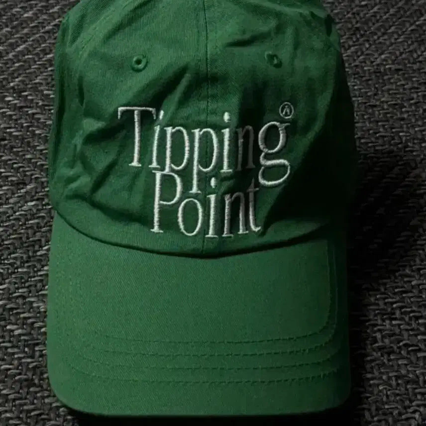 [BUNJANG] ATEEZ White Tipping Point Green Ball Cap / 에이카화이트 Tipping Point 그린 볼캡 os