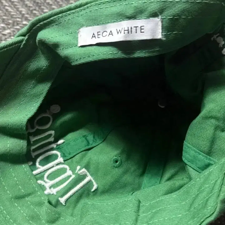 [BUNJANG] ATEEZ White Tipping Point Green Ball Cap / 에이카화이트 Tipping Point 그린 볼캡 os