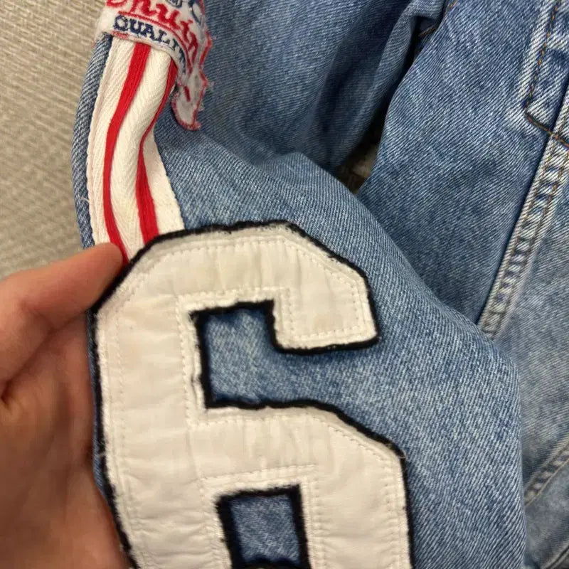 [SOLD OUT] 빈티지 스트릿 데님 청자켓 160 M10688