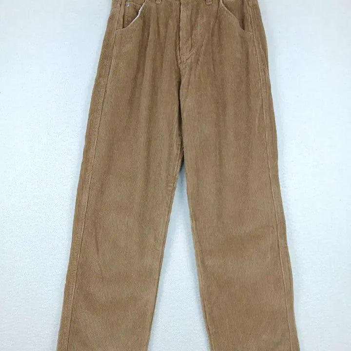 [BUNJANG] Women's Corduroy Wide Pants Brown (S-M) / 여성 코듀로이 와이드 팬츠 브라운(S-M)