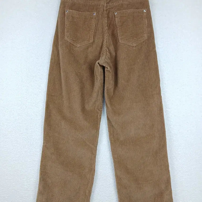 [BUNJANG] Women's Corduroy Wide Pants Brown (S-M) / 여성 코듀로이 와이드 팬츠 브라운(S-M)