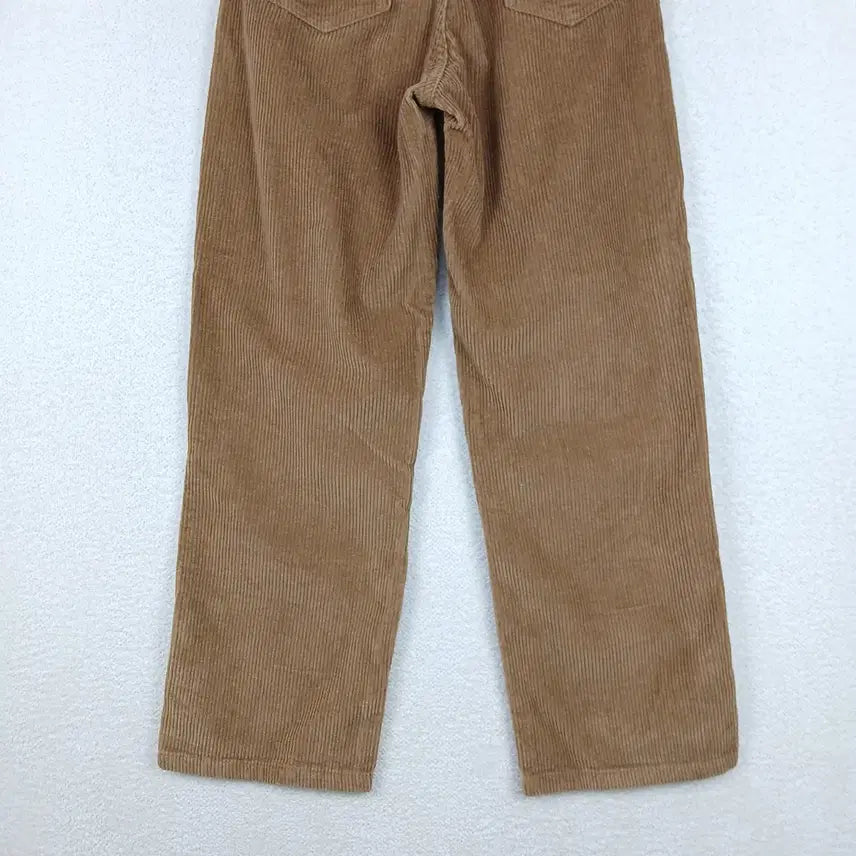 [BUNJANG] Women's Corduroy Wide Pants Brown (S-M) / 여성 코듀로이 와이드 팬츠 브라운(S-M)