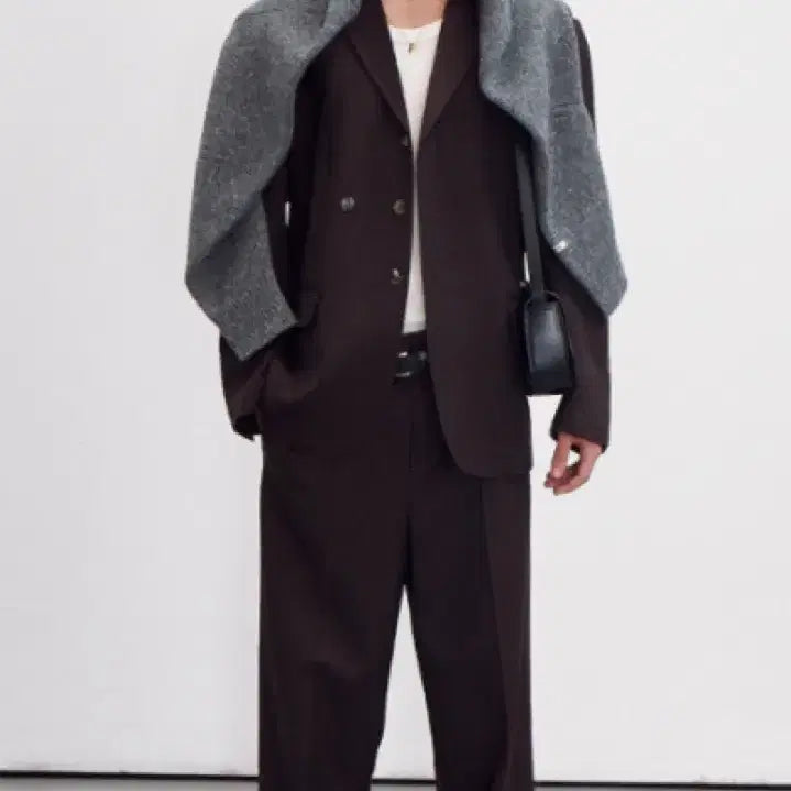 [BUNJANG] RECTO Vintage Stripe Wool Wide Pants / [S] 렉토 빈티지 스트라이프 울 와이드 팬츠