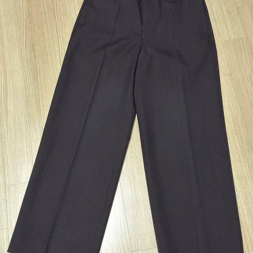 [BUNJANG] RECTO Vintage Stripe Wool Wide Pants / [S] 렉토 빈티지 스트라이프 울 와이드 팬츠