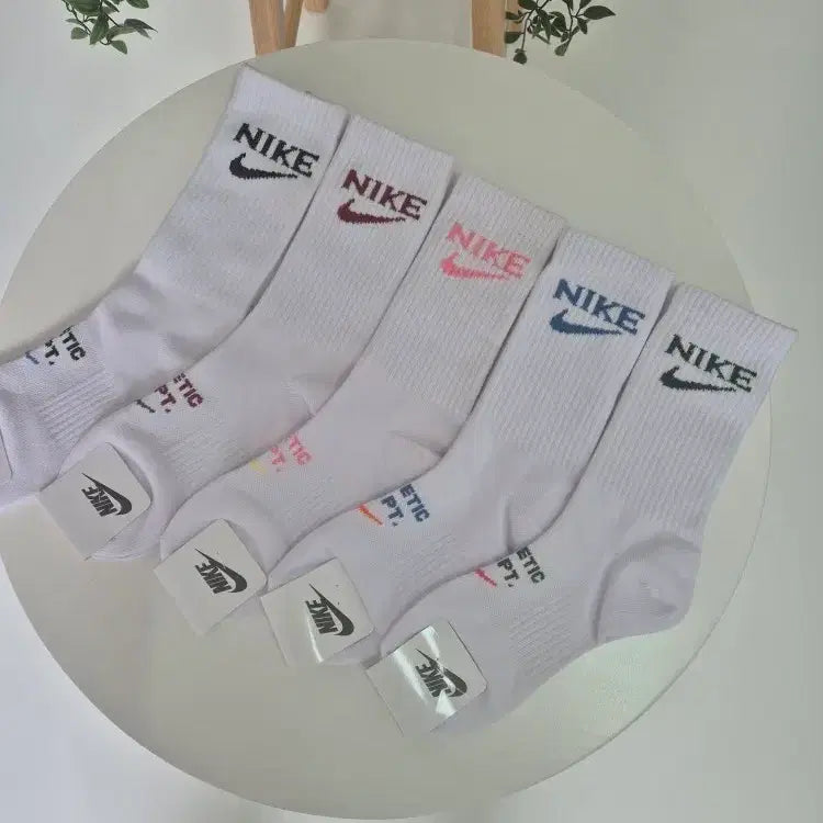 [BUNJANG] Nike Mid-Cut Socks (5 Pairs) / 결제용
