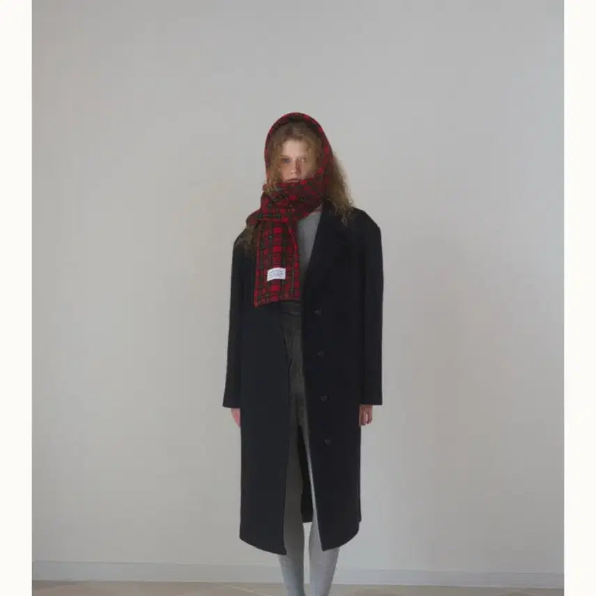 [BUNJANG] BaeMood Mars Long Coat Navy / 바이무드 마스 롱 코트 네이비