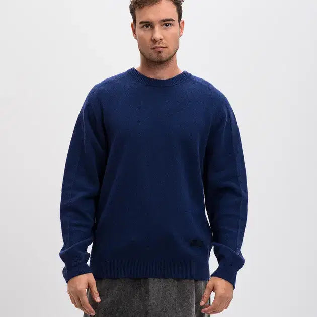 [BUNJANG] Juun.J Wool Cashmere Round Neck Pullover Knit L / [새제품] 준지 울 캐시 라운드넥 풀오버 니트 L