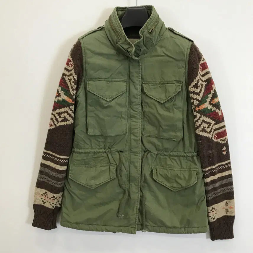 [BUNJANG] Denim &amp; Supply M65 Ethnic Knit Field Jacket / 데님앤서플라이 에스닉 m65 니트야상자켓 [S]
