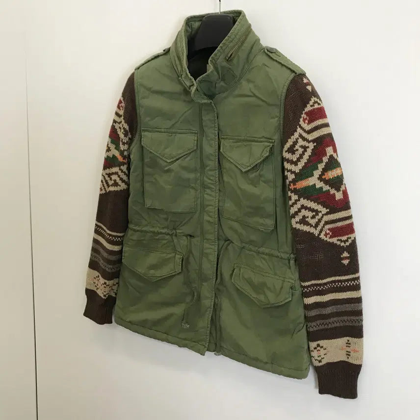 [BUNJANG] Denim &amp; Supply M65 Ethnic Knit Field Jacket / 데님앤서플라이 에스닉 m65 니트야상자켓 [S]