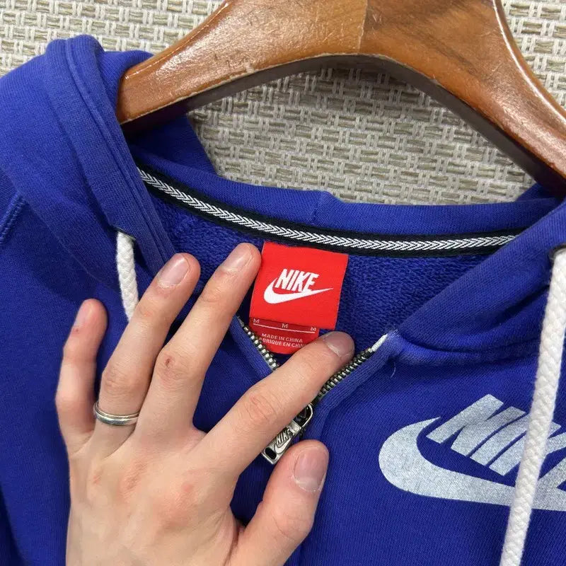 [BUNJANG] Nike Side Logo Hooded Zip-Up Jacket / 나이키 캐주얼 사이드로고 후드집업 M M10666