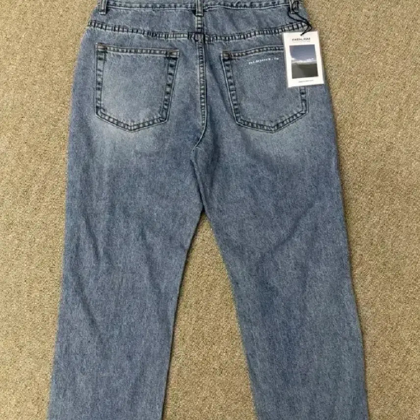 [BUNJANG] Fatalism Straight Fit Washed Denim Pants / 페이탈리즘 워싱 스트레이트핏 데님 팬츠 44 (택포)