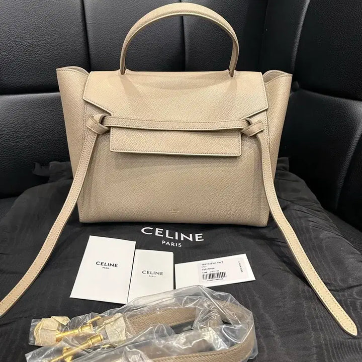 [BUNJANG] Celine Belt Bag Mini / [SA 정품] 셀린느 벨트백 라이트토프 미니
