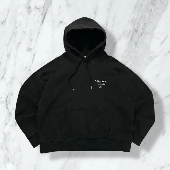 [BUNJANG] Andersson Bell Big Logo Oversized Hoodie / 앤더슨벨 빅로고 오버핏 후드티