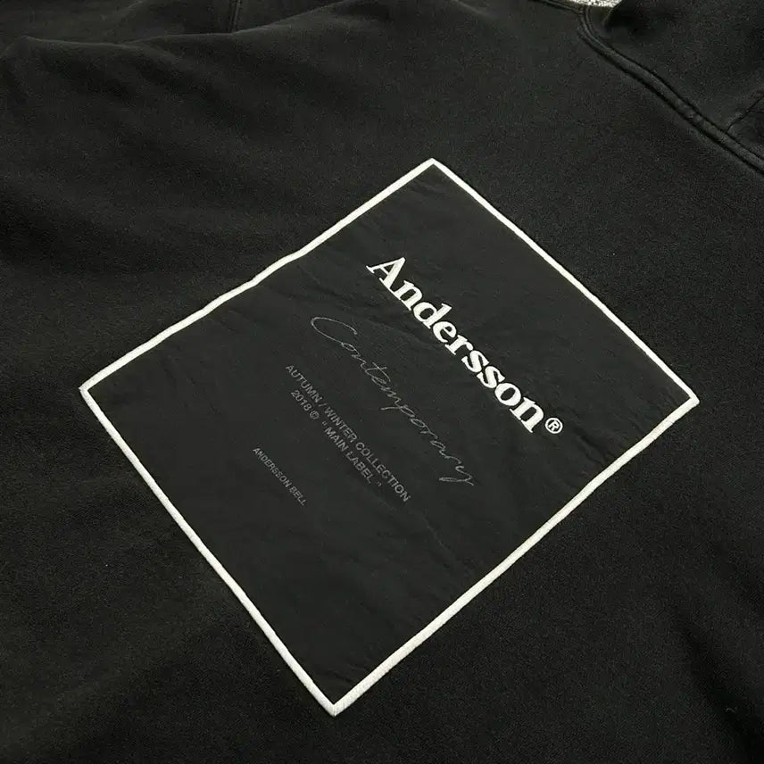 [BUNJANG] Andersson Bell Big Logo Oversized Hoodie / 앤더슨벨 빅로고 오버핏 후드티