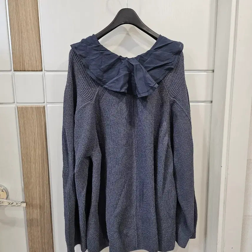 [BUNJANG] System Text Knit Top / 시스템 텍스트 니트탑