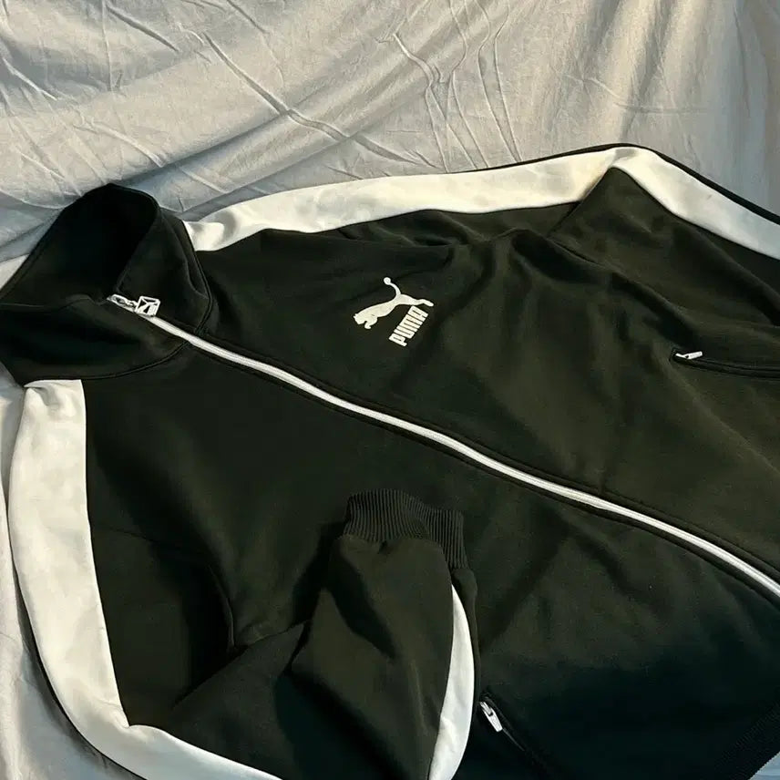 [BUNJANG] Puma Logo Track Top Jersey / 퓨마 로고 트랙탑 져지