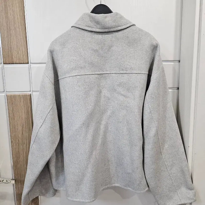 [BUNJANG] CLAP Light Gray Short Jacket / CC클랍 라이트 그레이 숏 자켓