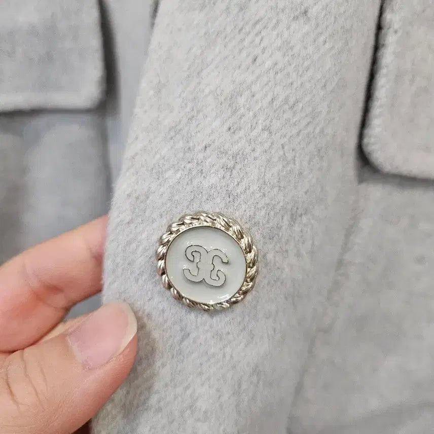 [BUNJANG] CLAP Light Gray Short Jacket / CC클랍 라이트 그레이 숏 자켓