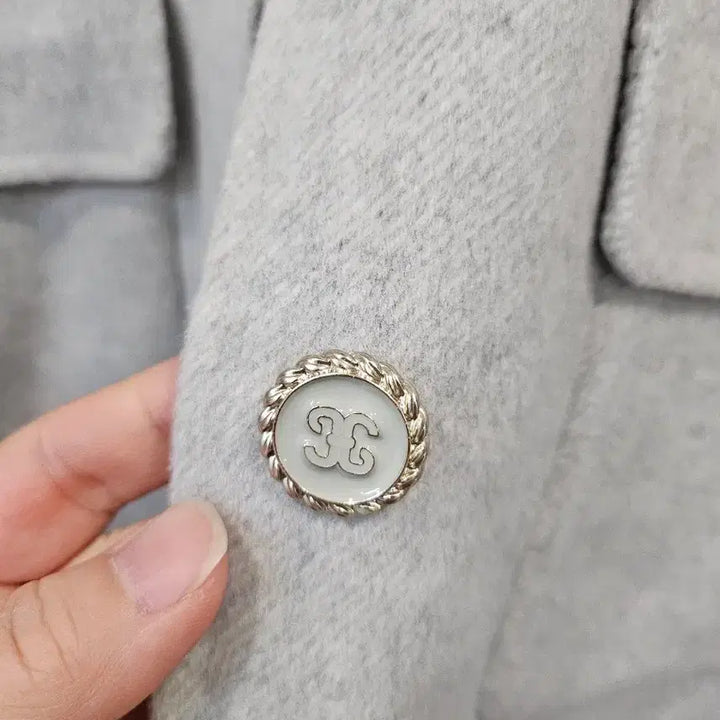 [BUNJANG] CLAP Light Gray Short Jacket / CC클랍 라이트 그레이 숏 자켓